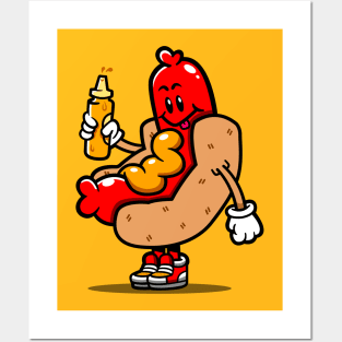 Hot Dog Kid Posters and Art